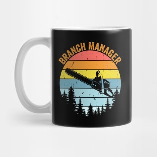 Cool Woodworking Art Arborist Branch Manager Mug